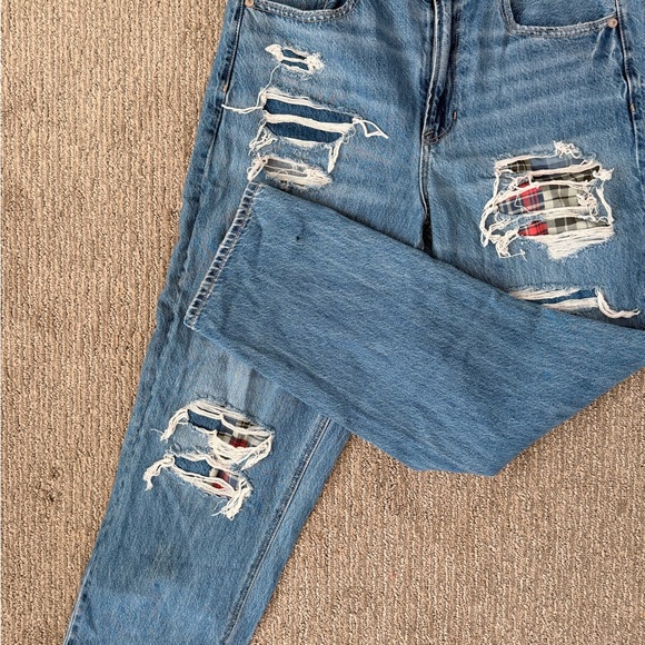 American Eagle Outfitters Denim - American Eagle Outfitters Light Blue Denim Jeans Tag Detail